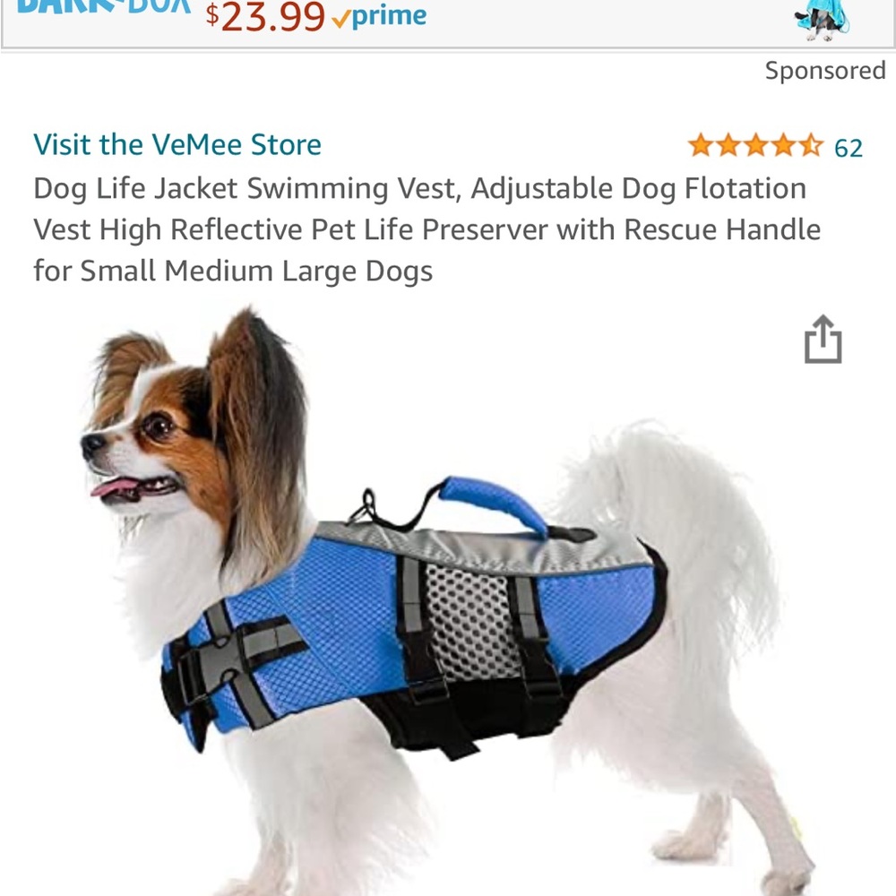 Doggie life vest